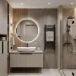 Тумба без раковины FLUMEN DESIGN Валенсия 60 см подвесная серо-бежевая