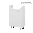 Тумба без раковины FLUMEN Атлас 50 см напольная белая