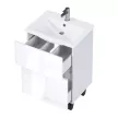 Тумба с раковиной 1Marka Twin 60 см белый