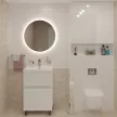 Тумба с раковиной 1Marka Twin 60 см белый