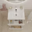 Тумба с раковиной 1Marka Twin 60 см белый