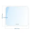 Зеркало Silver Mirrors Стив-3 80х68 см с подсветкой