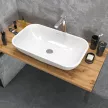 Столешница 1Marka Grunge Loft 80 см с кронштейнами дуб вотан
