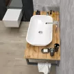 Столешница 1Marka Grunge Loft 80 см с кронштейнами дуб вотан