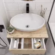 Тумба с ящиком и кронштейнами 1Marka Grunge Loft 80 см