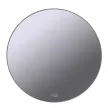 Зеркало FLUMEN DESIGN Lucy d100 см с подсветкой и графитовой рамкой