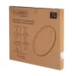 Зеркало FLUMEN DESIGN Lucy d100 см с подсветкой и графитовой рамкой