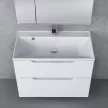Тумба с раковиной RAVAL Wector 80 см подвесная белая