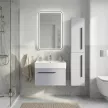 Тумба без раковины FLUMEN DESIGN Аина 60 см подвесная васильковая