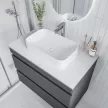 Столешница из литьевого мрамора Mart Мору 81х46,5см белая