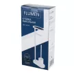 Стойка FLUMEN с ершиком и держателем для туалетной бумаги белая