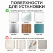 Полка сетчатая Stamberg 1-ярусная угловая 2 шт хром