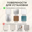 Полка сетчатая Stamberg 1-ярусная угловая 2 шт черная