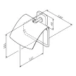 Держатель для туалетной бумаги AM.PM GEM с крышкой хром