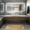 Коврик для ванной VILINA Пляж 47x67 см ПВХ бежевый