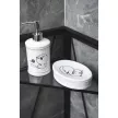 Мыльница Fora Happy Cats керамика бело-черная
