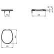 Сиденье для унитаза Ideal Standard Ecco с микролифтом