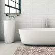 Коврик для ванной VILINA Ornament 65 см ПВХ бежевый