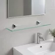Полка Bath Plus Prime 52 см стекло хром