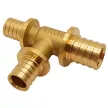 Тройник надвижной РОСТерм 20х16х16 мм латунь