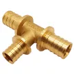 Тройник надвижной РОСТерм 20х16х20 мм латунь