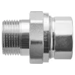 Сгон прямой американка MASTERPROF 1" НР-ВР латунь никелированная