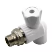 Кран шаровой со сгоном угловой PP-R d25х3/4" НР РОСТЕРМ