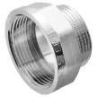 Переходник MASTERPROF 1 1/2"х1 1/4" ВР-НР латунь никелированная