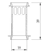 Инвертор потока для косого фильтра 3/4" VALTEC
