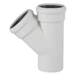Тройник канализационный бесшумный d110х110 мм 45° Skolan Ostendorf