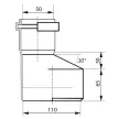 Редукция канализационная Cosmoplast d110/50 мм