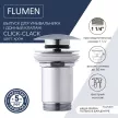 Выпуск для умывальника FLUMEN X15010 Клик-Клак 1 1/4" латунь хром