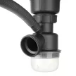 Сифон для мойки Kitro 3 1/2"x40 мм перелив сатиновый выпуск