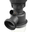Сифон для мойки Kitro 3 1/2"x40 мм перелив сатиновый выпуск