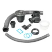 Сифон для мойки Kitro 3 1/2"x40 мм перелив сатиновый выпуск