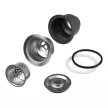 Сифон для мойки Kitro 3 1/2"x40 мм перелив сатиновый выпуск