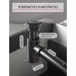 Сифон для умывальника TOKITO бутылочный цилиндр 1-1/4" латунь графит