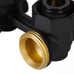 Узел H-образный Royal Thermo для подключения радиатора угловой 1/2х3/4" черный