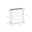 Радиатор стальной панельный Royal Thermo Ventil Compact VC22 500х600 мм белый