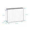 Радиатор стальной панельный Royal Thermo Ventil Compact VC11 500х1000