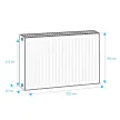 Радиатор стальной панельный Royal Thermo Ventil Compact VC11 500х1200