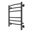 Полотенцесушитель электрический TERMINUS Классик П6 450х600 мм черный матовый