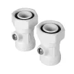 Комплект для нижнего подключения радиатора 3/4" прямой белый Royal Thermo Design