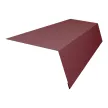 Планка карнизная 100x65x2000 мм 0,45 мм вишня RAL 3005