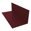 Планка примыкания верхняя 146x250x2000 мм 0,45 мм вишня RAL 3005