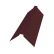 Планка коньковая 115x30x115x2000 мм Grand Line 0,4 мм вишня RAL 3005