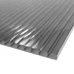 Сотовый поликарбонат 6 мм серый 2,1х3 м