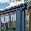 Муфта для трубы 90 мм графит RAL 7024 Grand Line