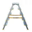Стремянка двухсторонняя 5 ступеней ALUMET