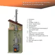 Переходник с конусом Металлик и Ко d120х150 мм 0,8 мм